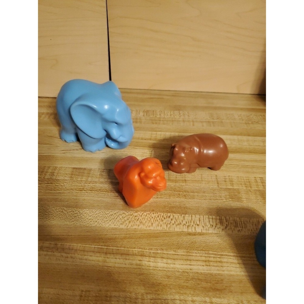 Vintage FISHER PRICE Little People Zoo  Animals  (3) #916 1984  Nice